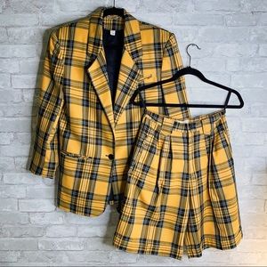 🌟HOST PICK🌟 Vintage Yellow Matching Suit Set